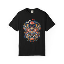 Paper Cut Carnival Storm Moth T-Shirt Graphic