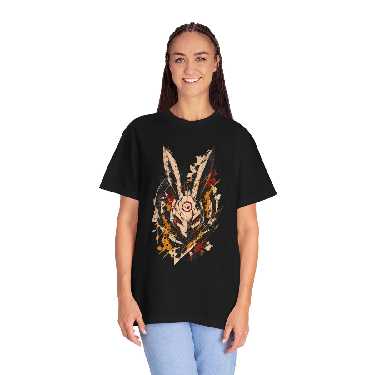 Long Eared Streetwear Emblem T-Shirt Graphic