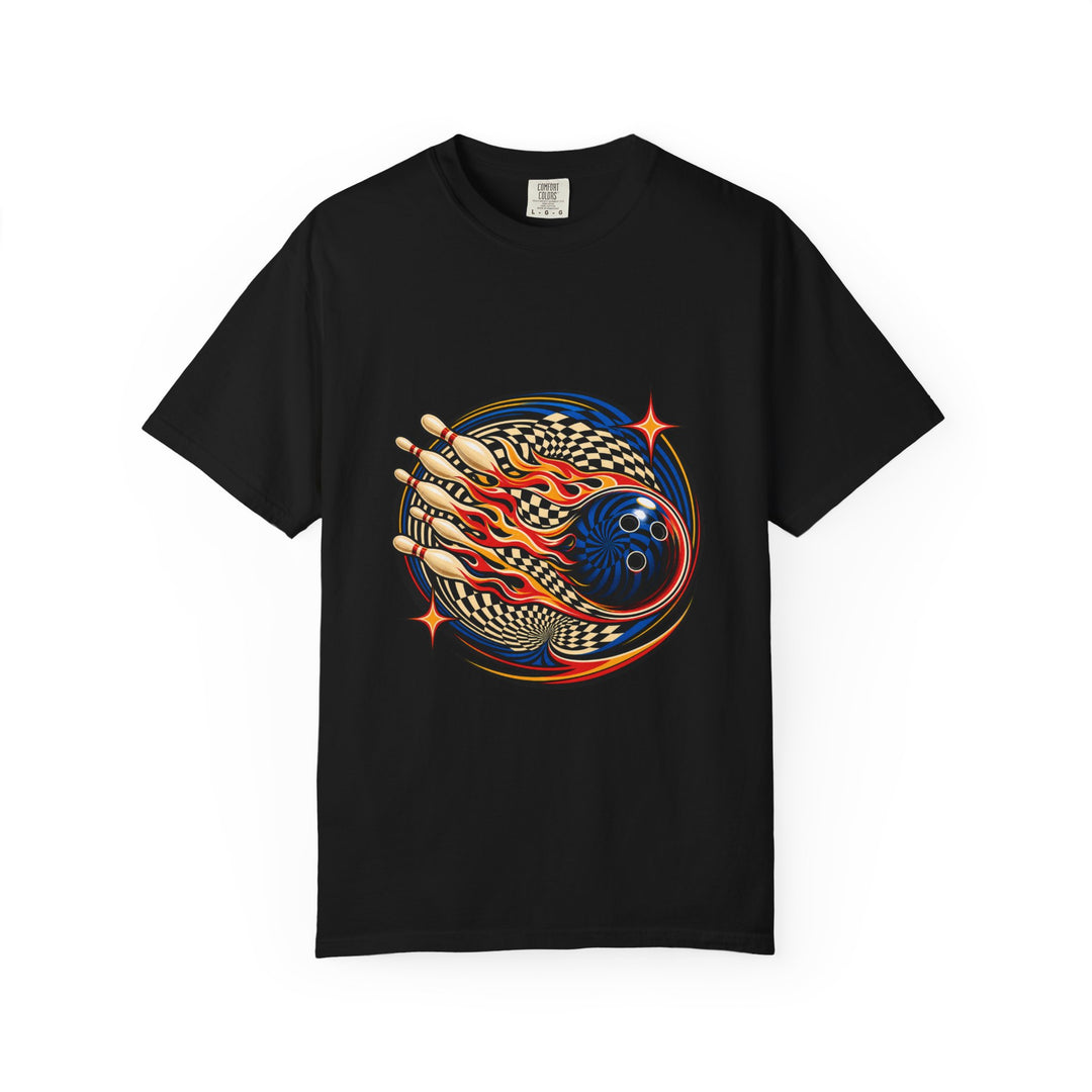 Op-Art Bowling Comet T-Shirt Graphic
