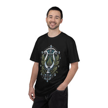 Chrome Botanical Lyre T-Shirt Graphic