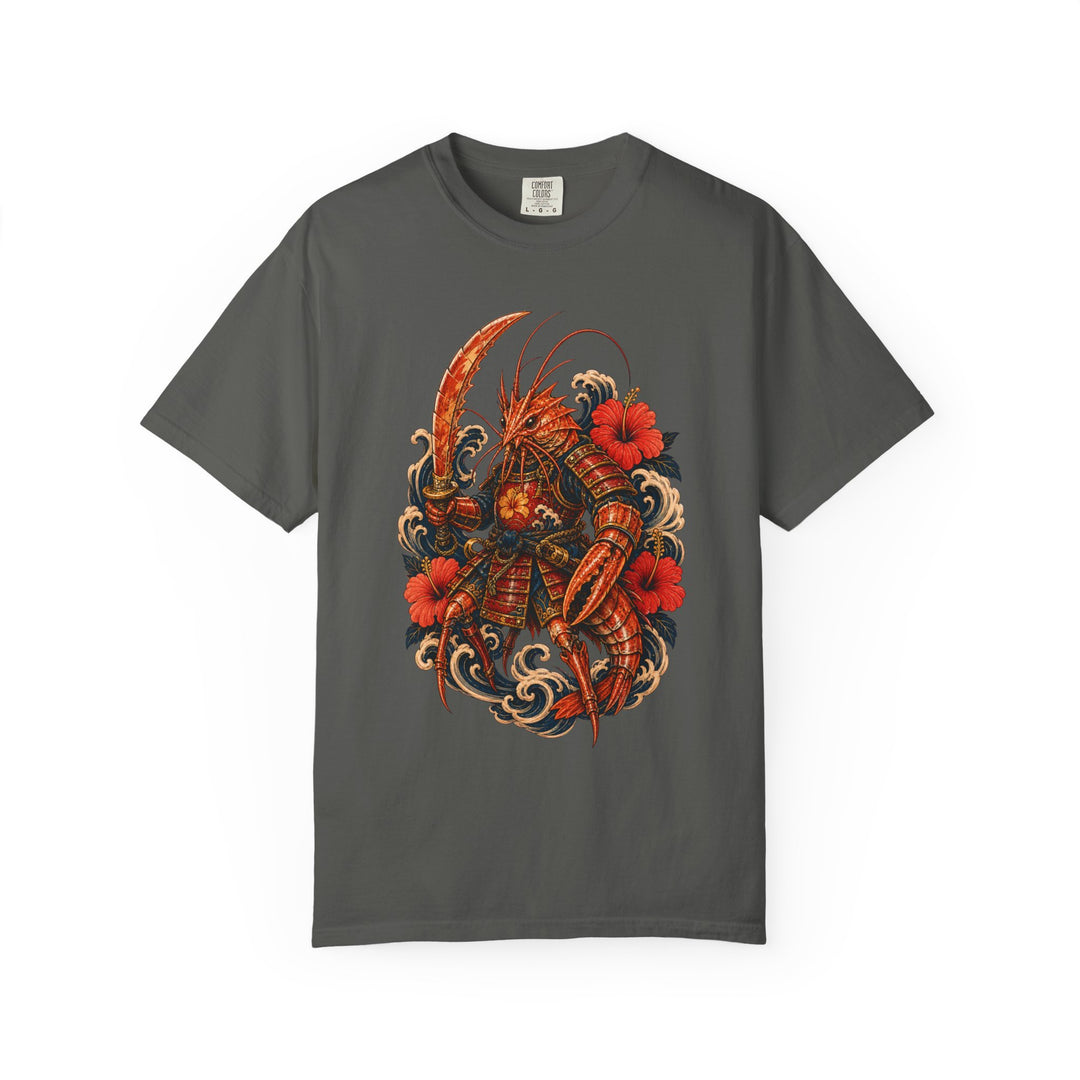 Hibiscus Tiger Prawn Samurai Graphic Tee