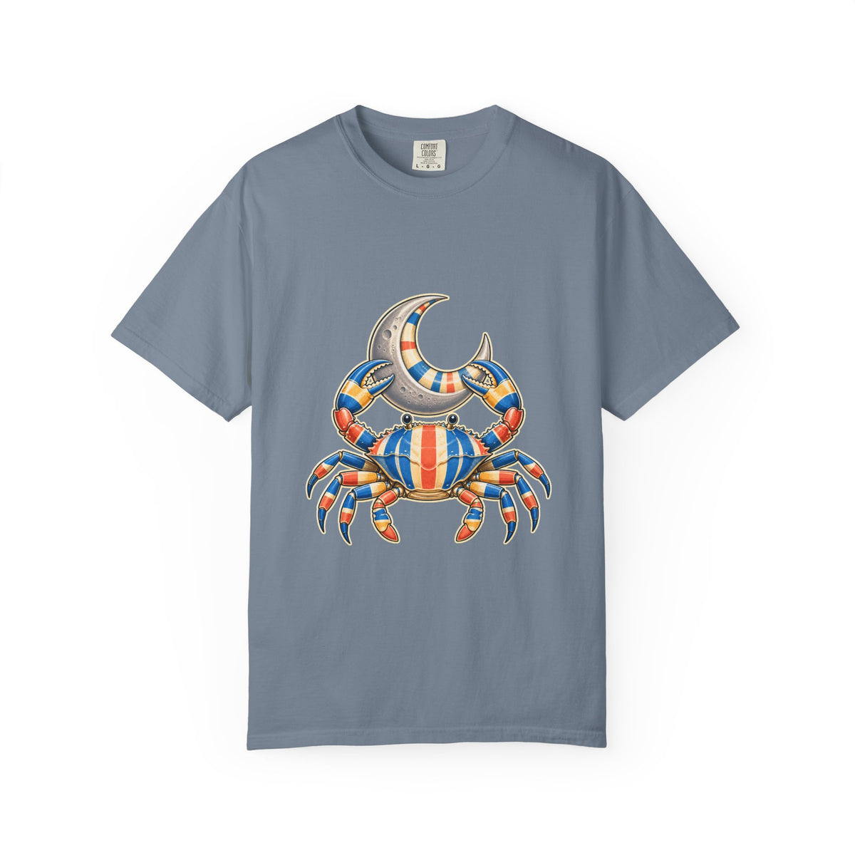 Deck Stripe Moon Crab Graphic Tee