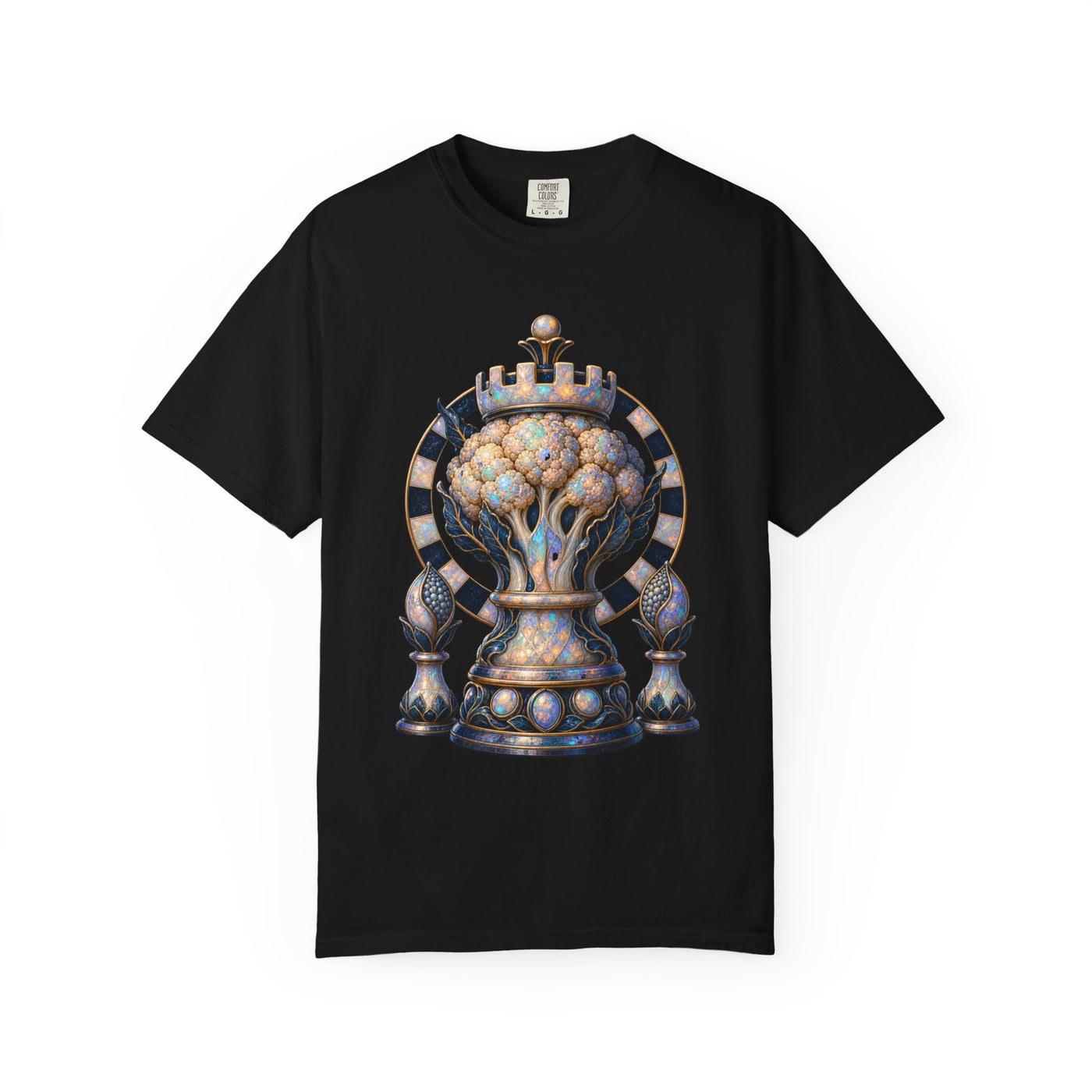 Opal Midnight Chess Cauliflower T-Shirt Graphic