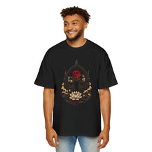 Blood Moon Lotus Gate Heavy Oversized Gothic Tee