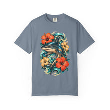 Surfcore Hibiscus Shark T-Shirt Graphic