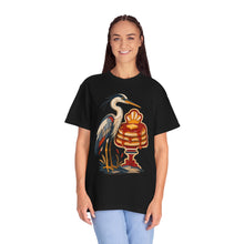 Paper Cut Pancake Heron T-Shirt Graphic