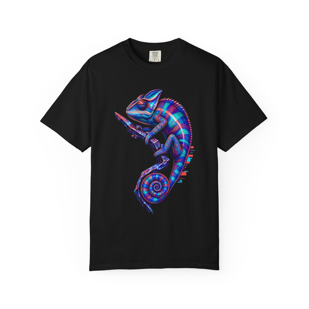 Plasma Chameleon Glitch Glam Graphic Tee