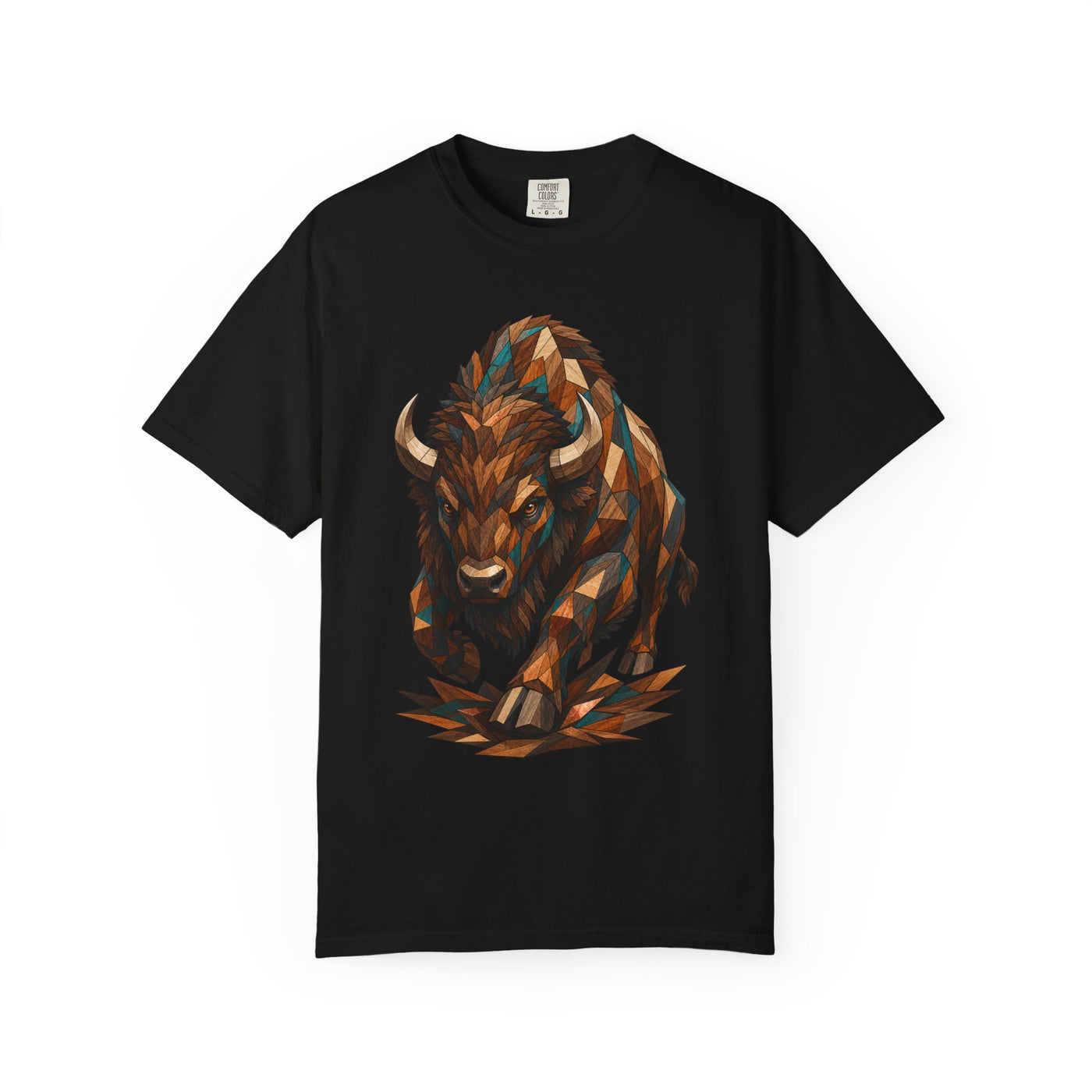 Marquetry Bison Stampede Graphic Tee
