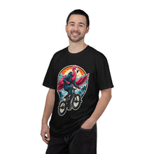 Flamingo BMX Sunset Retro T-Shirt Graphic