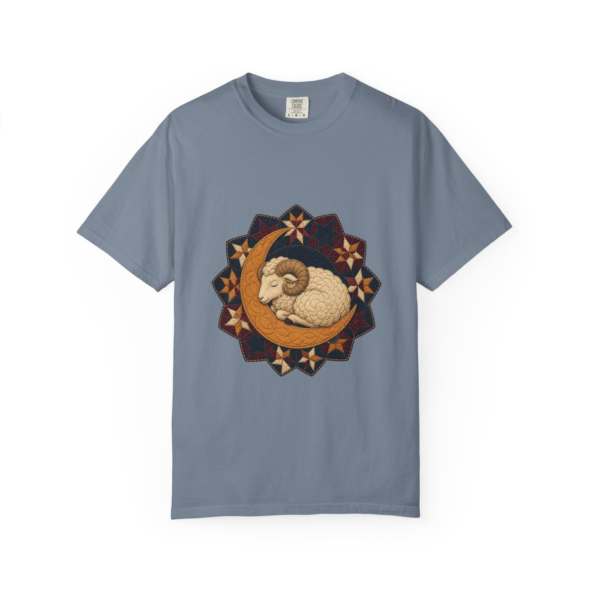 Lunar Wool Sheep Quilt Graphic Tee