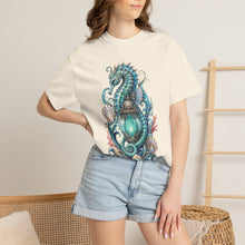 Aquamarine Seahorse Lantern Graphic Tee