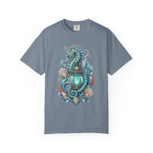 Aquamarine Seahorse Lantern Graphic Tee