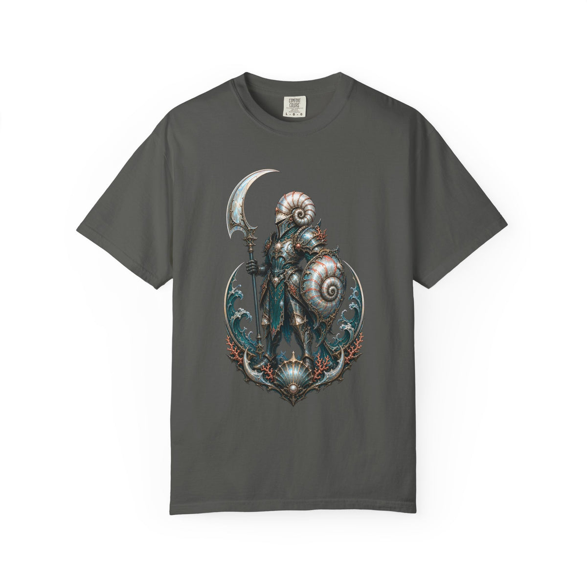 Future Medieval Nautilus Knight T-Shirt Graphic
