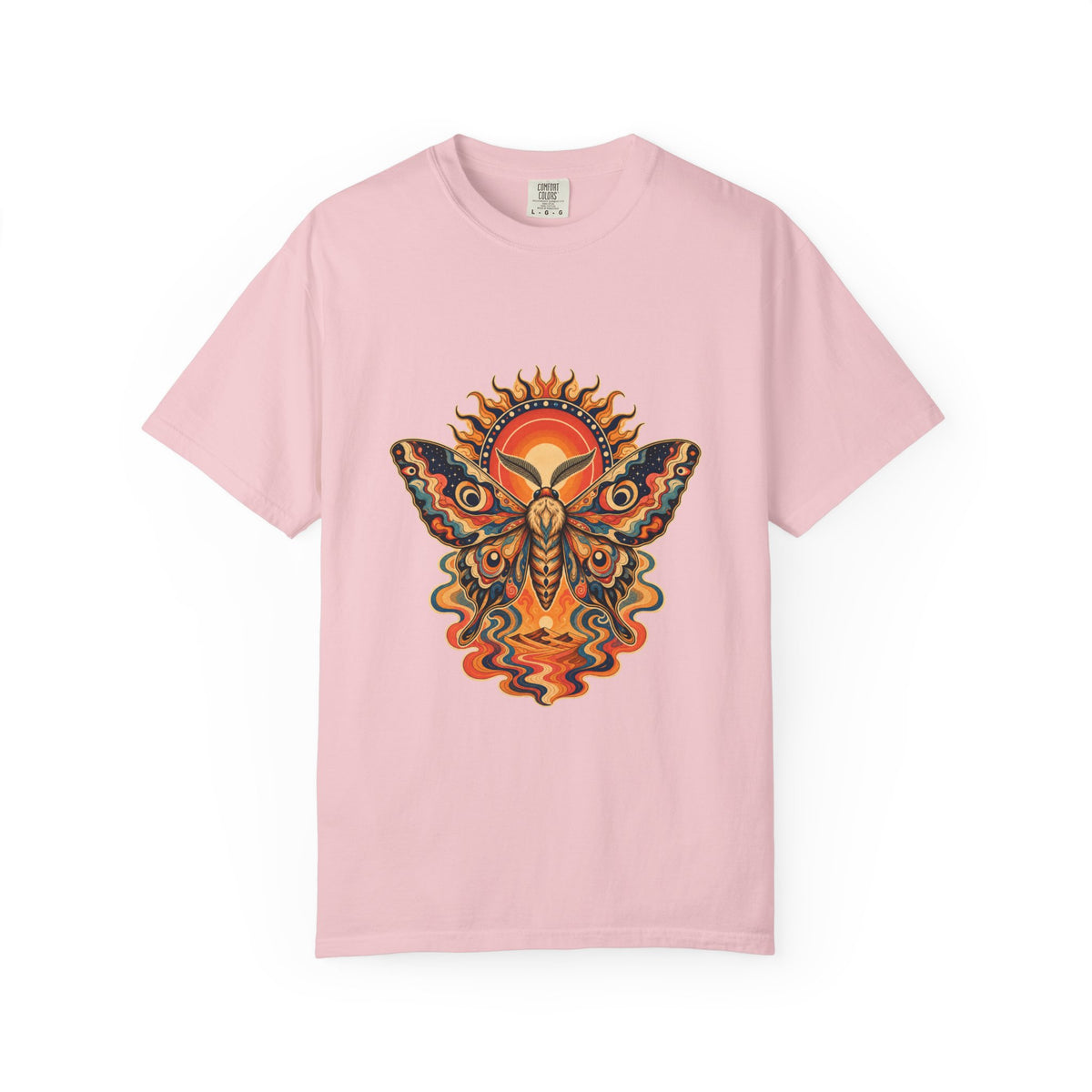 Psychedelic Desert Moth Graphic Tee