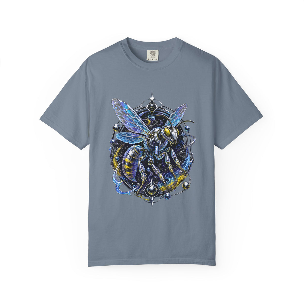 Chrome Jelly Wasp Emblem Graphic Tee