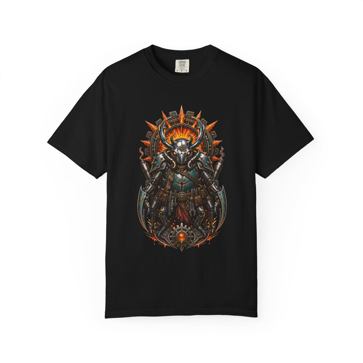 Chrome Scarab Mechanic Punk T-Shirt Graphic