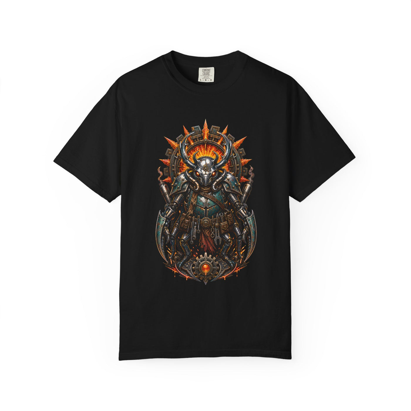 Chrome Scarab Mechanic Punk T-Shirt Graphic