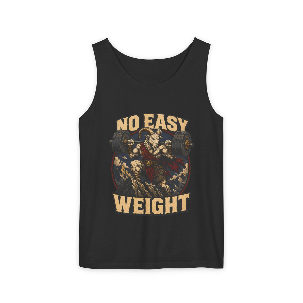 No Easy Weight Mountain Goat Workout Tank