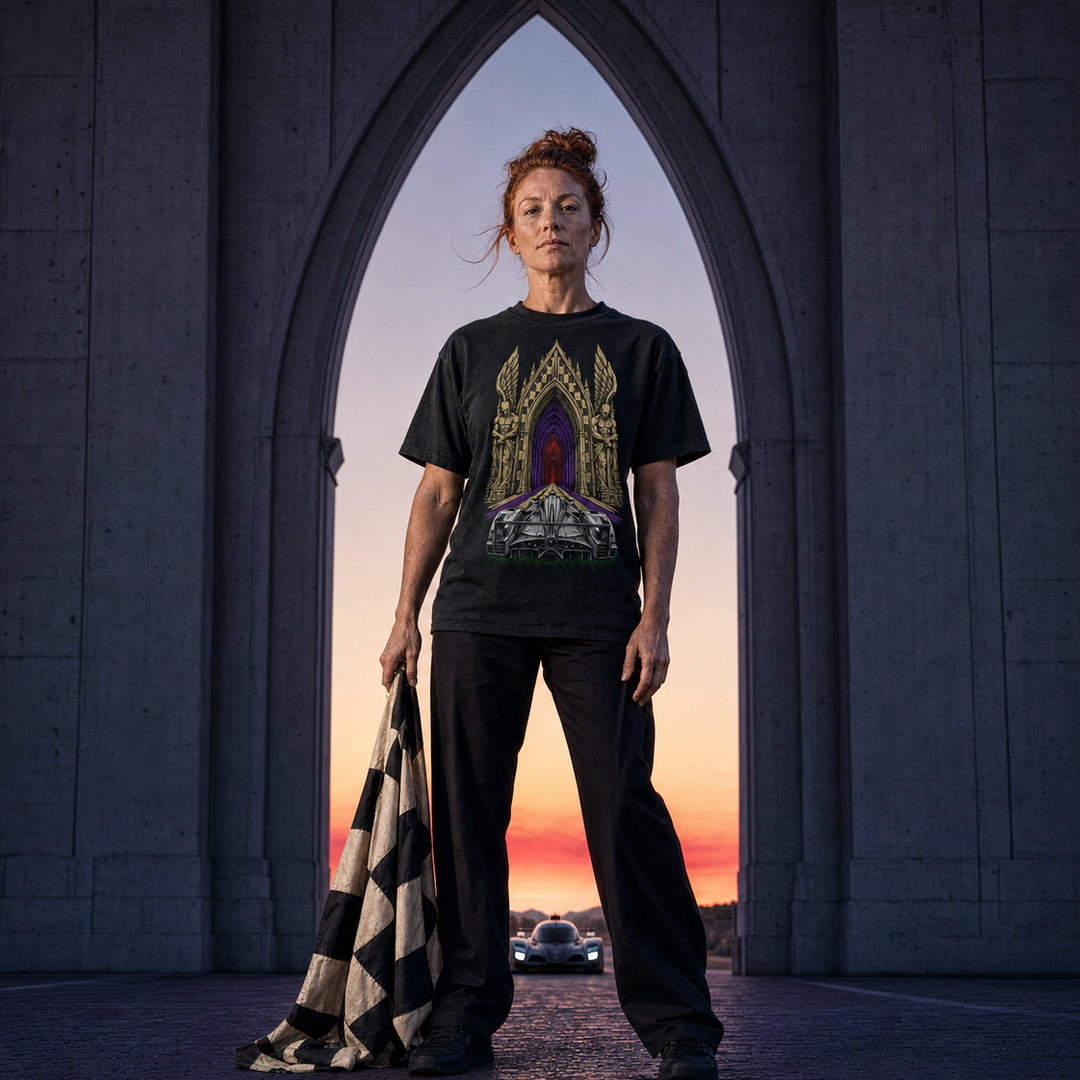 Last Checkered Gate Gothic Endurance Racing Graphic Tee