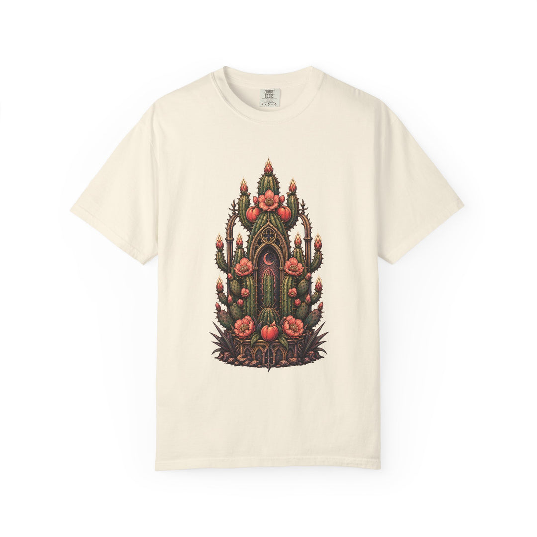 Gothic Peach Cactus Shrine Graphic Tee