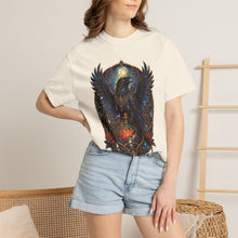 Stained Glass Raven Alchemist Graphic T-Shirt