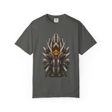 Brutalist Concrete Lotus Mech T-Shirt Graphic