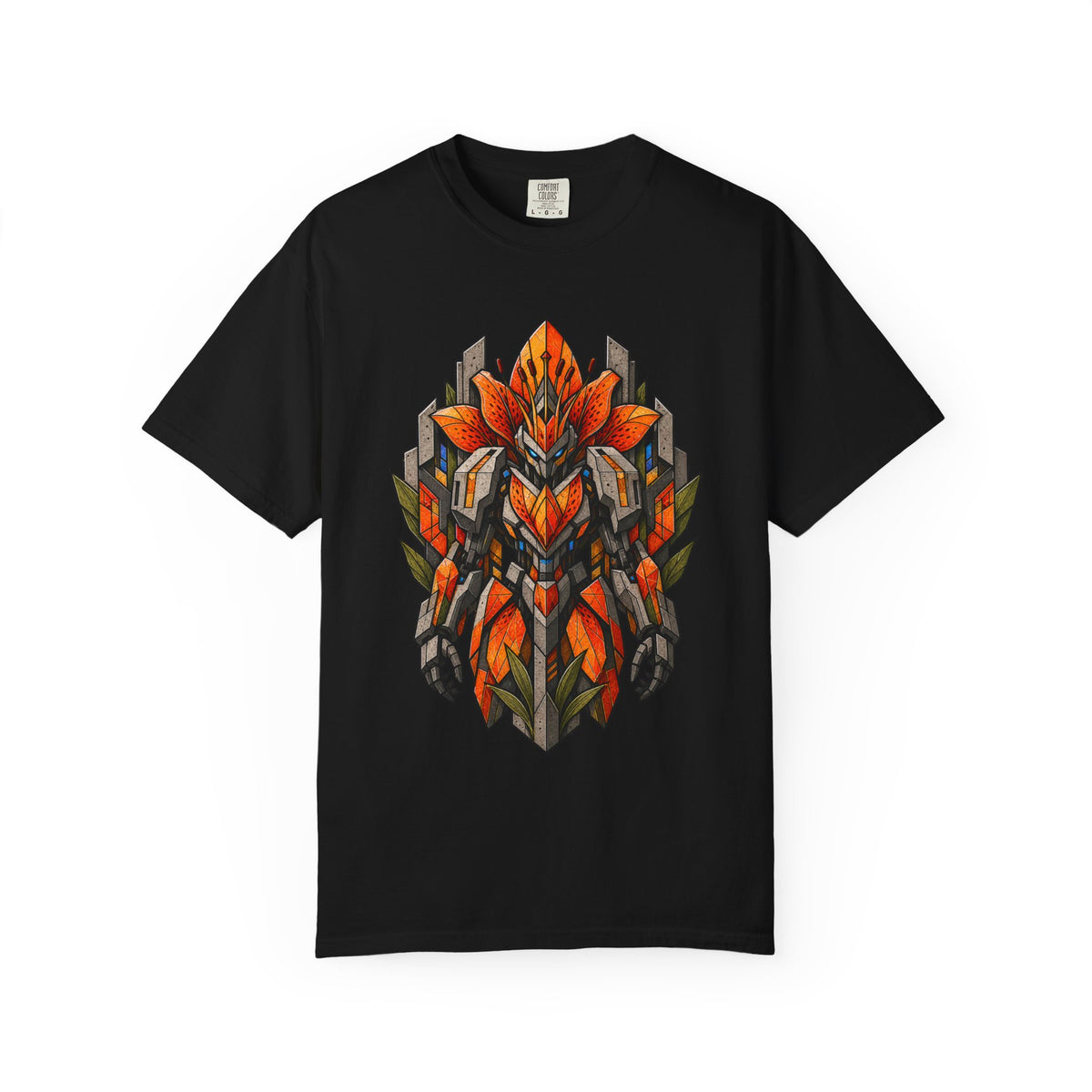 Brutalist Tiger Lily Mech T-Shirt Graphic