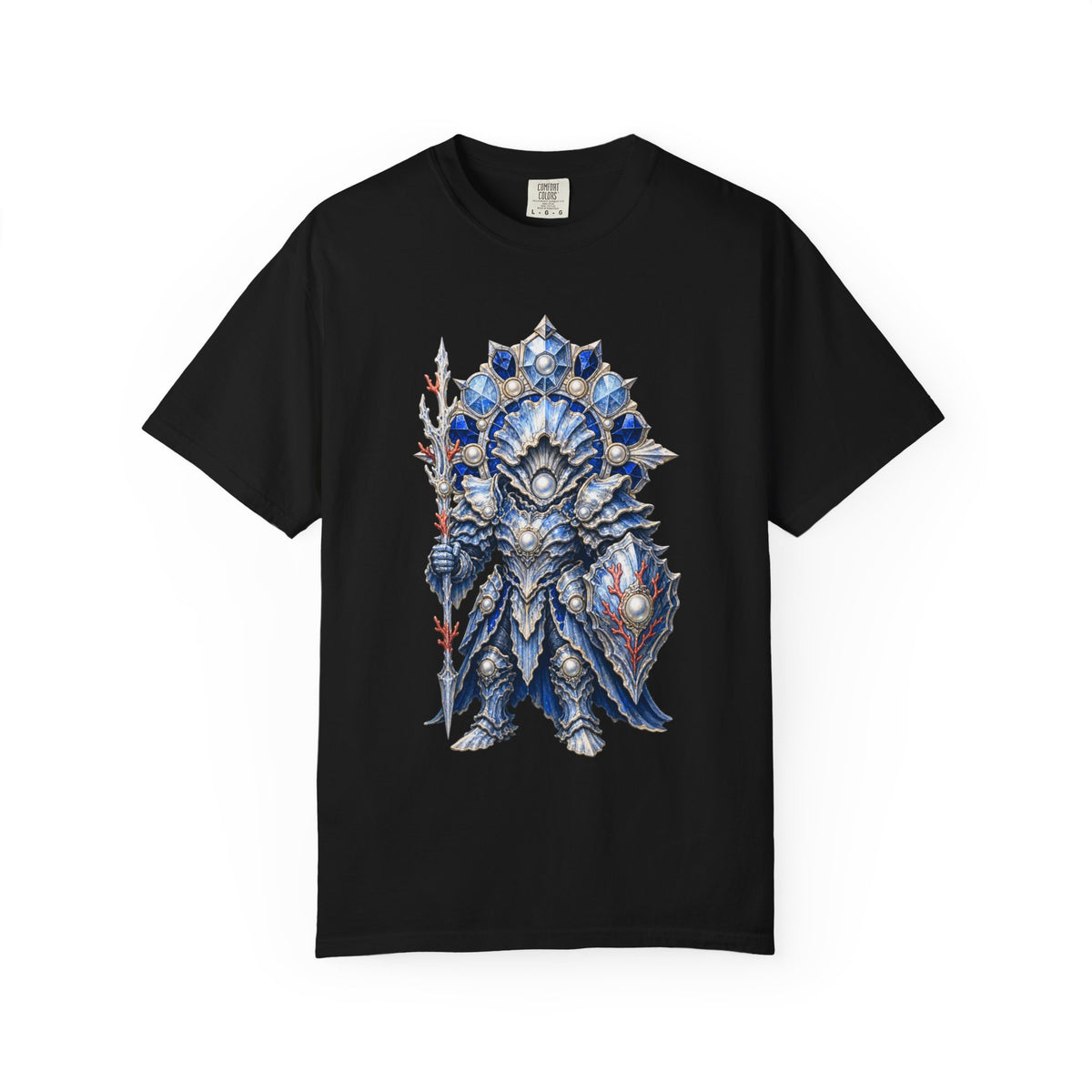 Cool Blue Oyster Knight Reliquary Graphic Tee