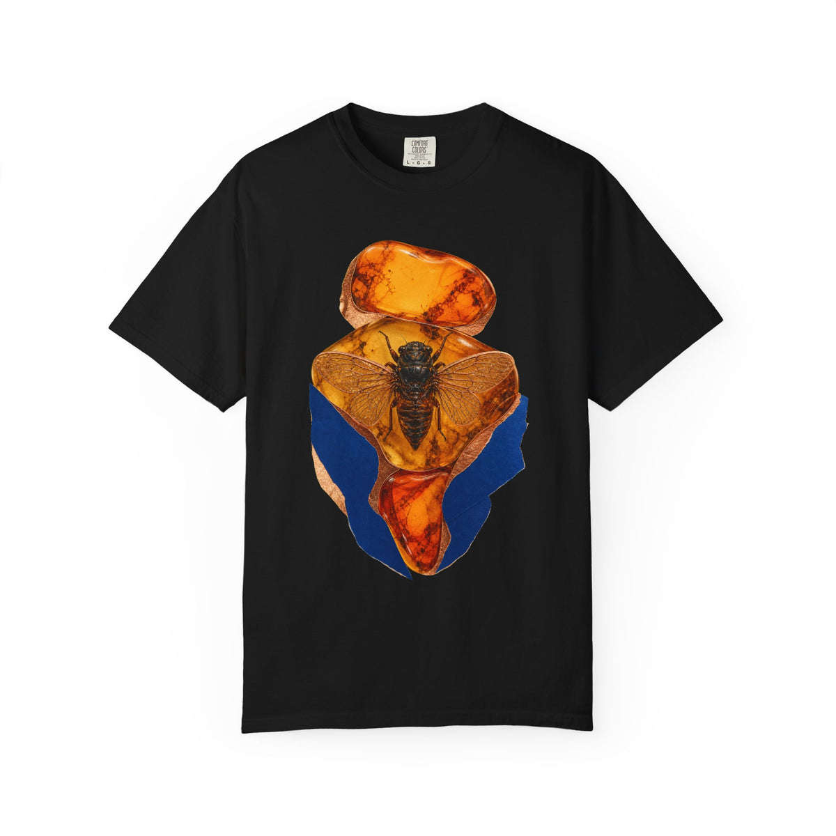 Amber Cicada Time Capsule Resin Collage Graphic Tee