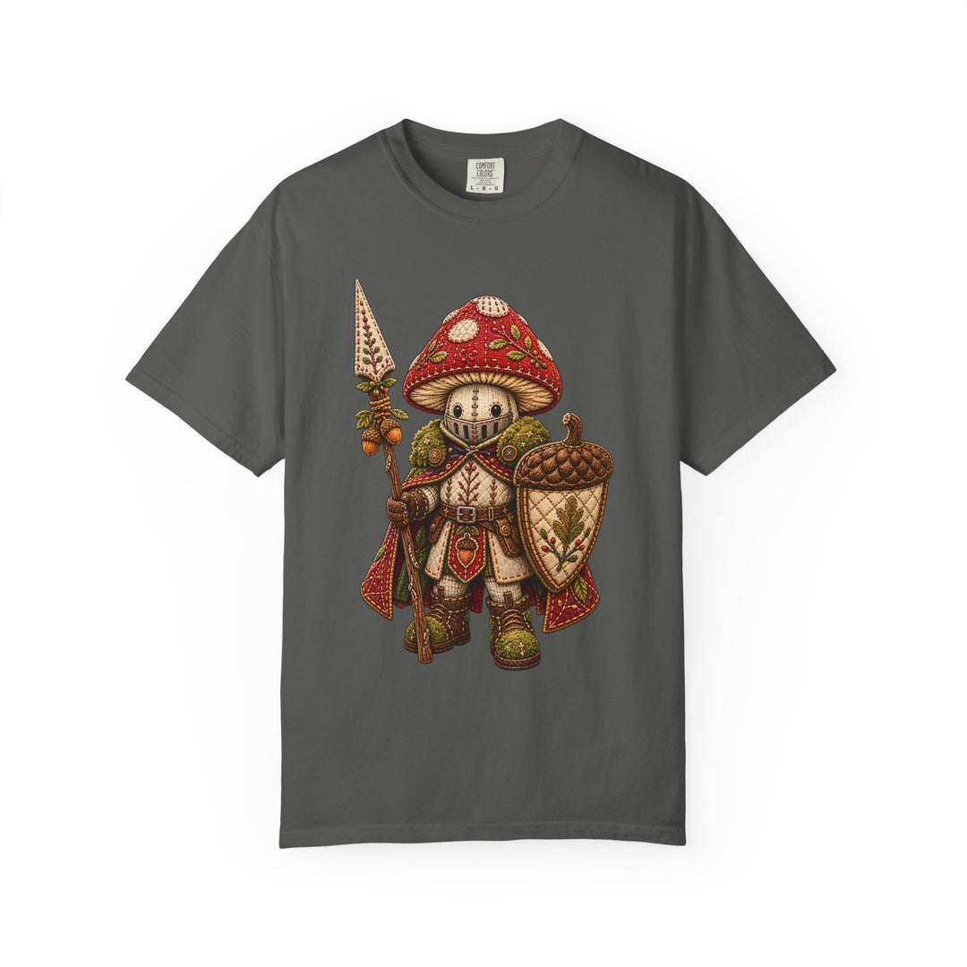 Soft-Stitch Mushroom Knight Graphic Tee