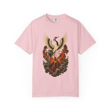 Tattoo Flash Volcano Crane Graphic Tee