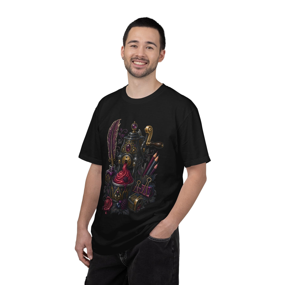 Gothic Stationery Sorbet Machine T-Shirt Graphic