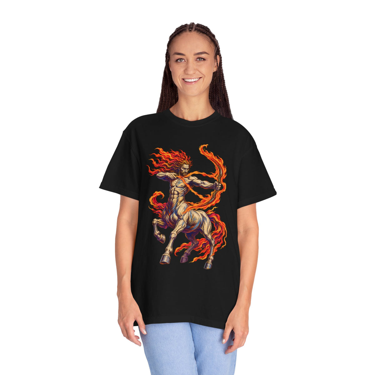Wildfire Centaur Woodcut Graphic Tee