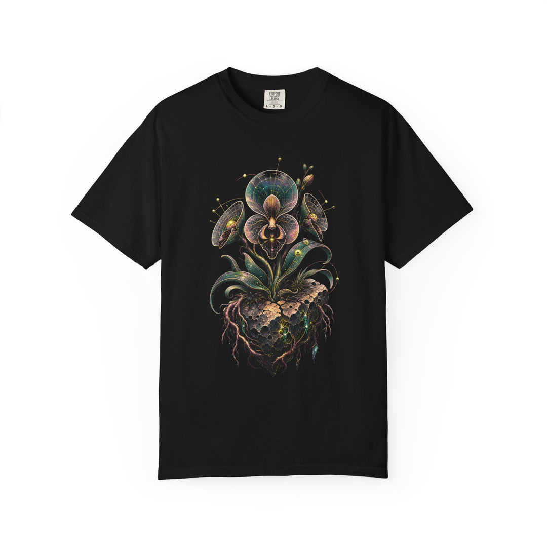 Alien Desert Orchid Meteor T-Shirt Graphic
