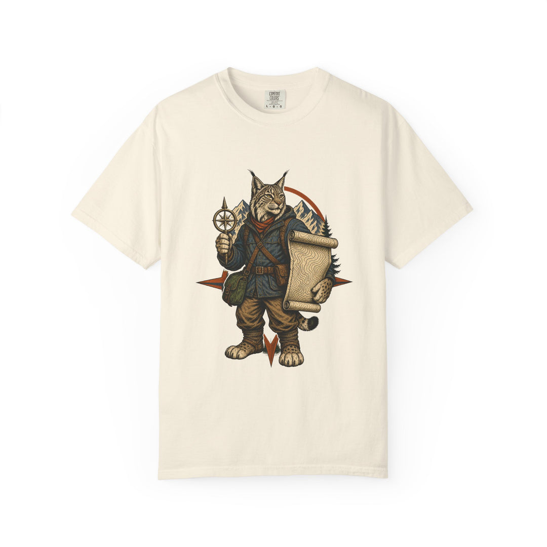 Woodcut Mountain Lynx Graphic Tee