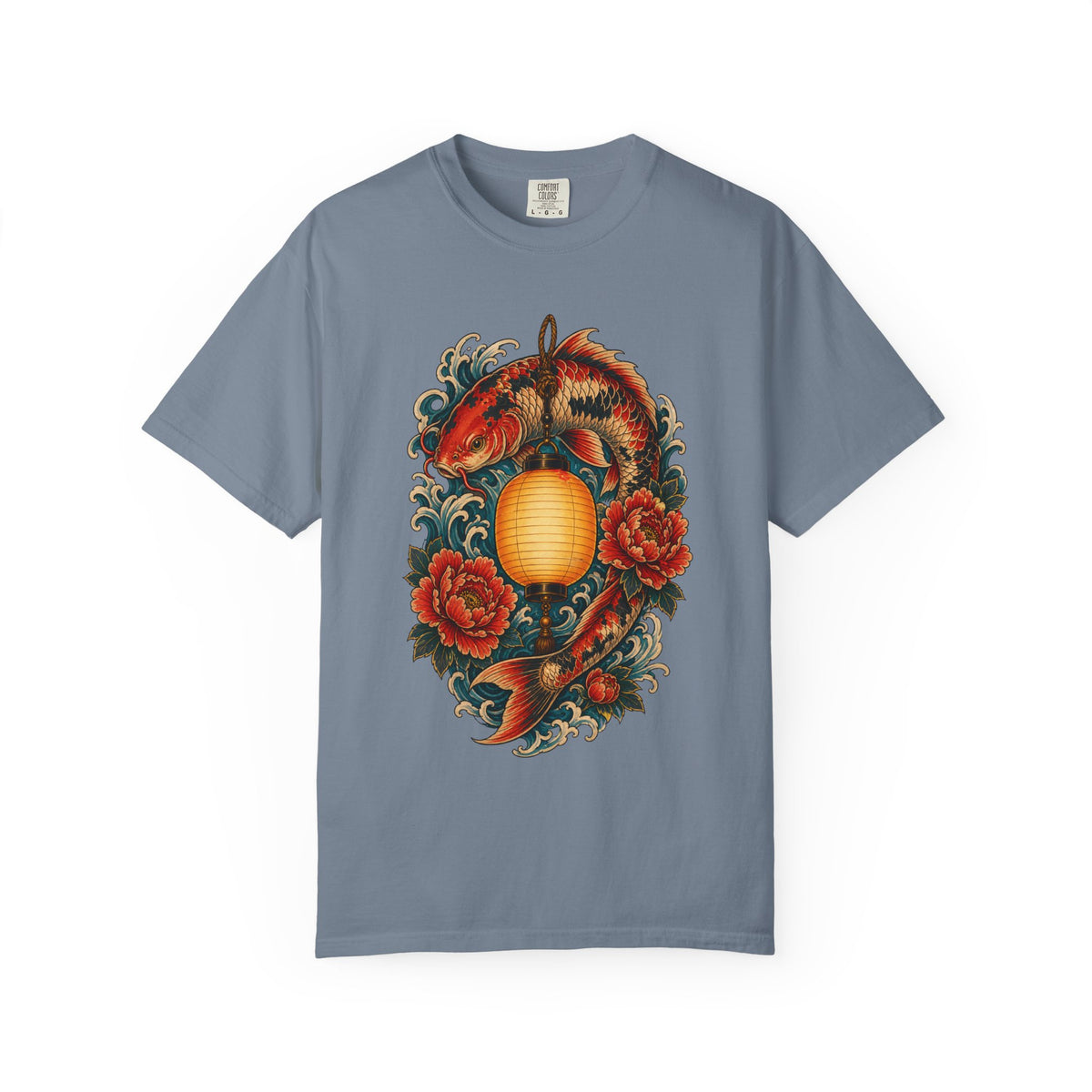 Tattoo Flash Lantern Carp Graphic Tee