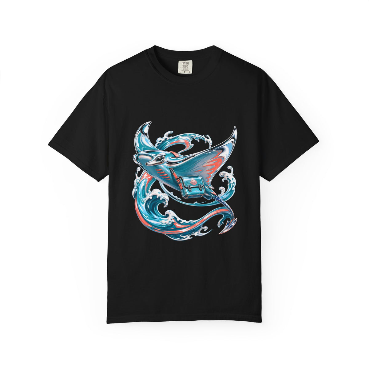 Surfcore Chrome Manta Courier T-Shirt Graphic