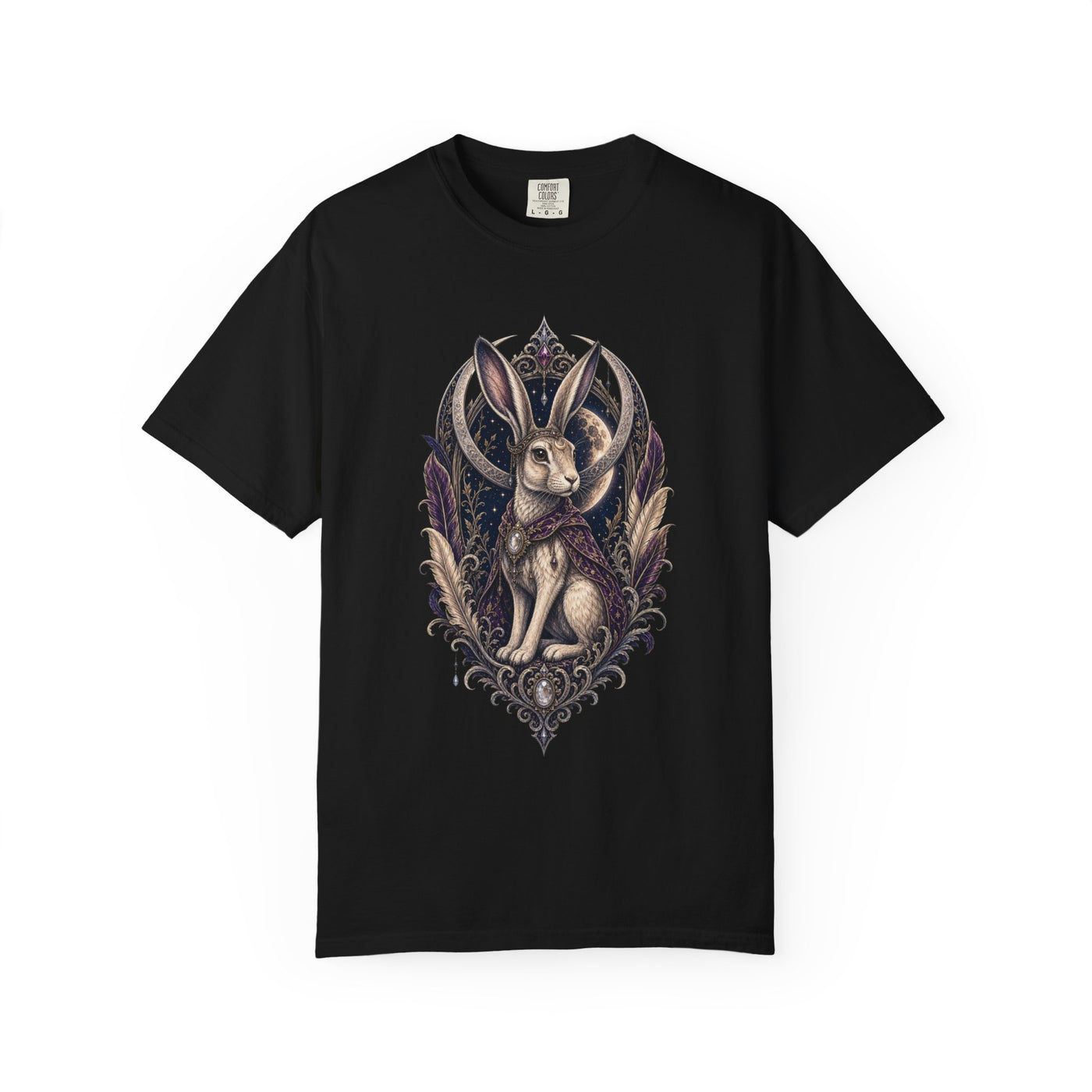 Poet Moon Hare T-Shirt Graphic