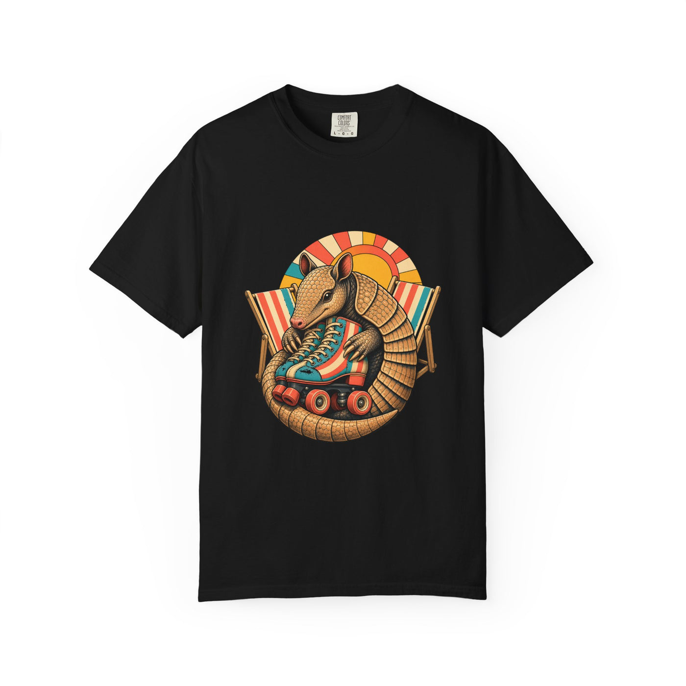 Deck Stripe Roller Armadillo Graphic Tee
