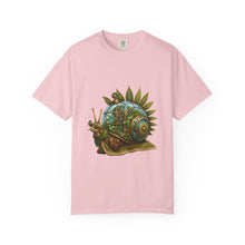 Solarpunk Snail Botanist Graphic Tee