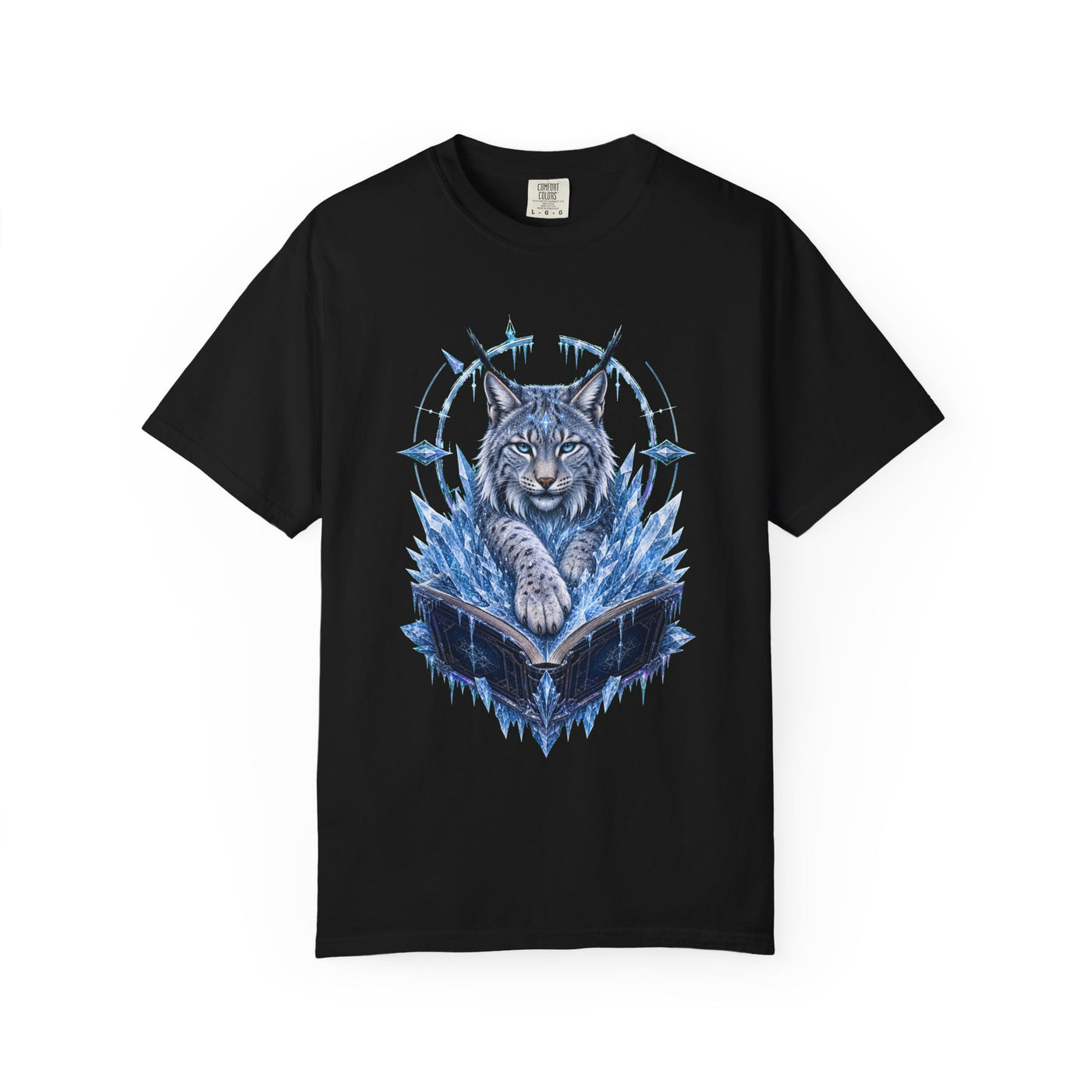 Glacier Lynx Spellbook Graphic Tee
