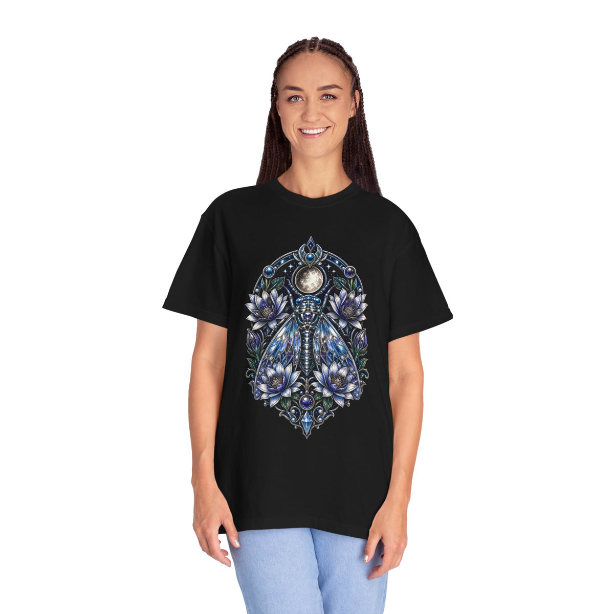 Chrome Cicada Bloom Graphic T-Shirt