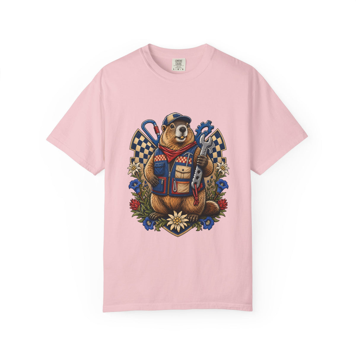 Alpine Checkerboard Marmot Graphic Tee