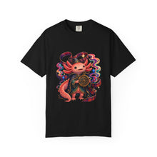 Psychedelic Plaid Axolotl Graphic Tee