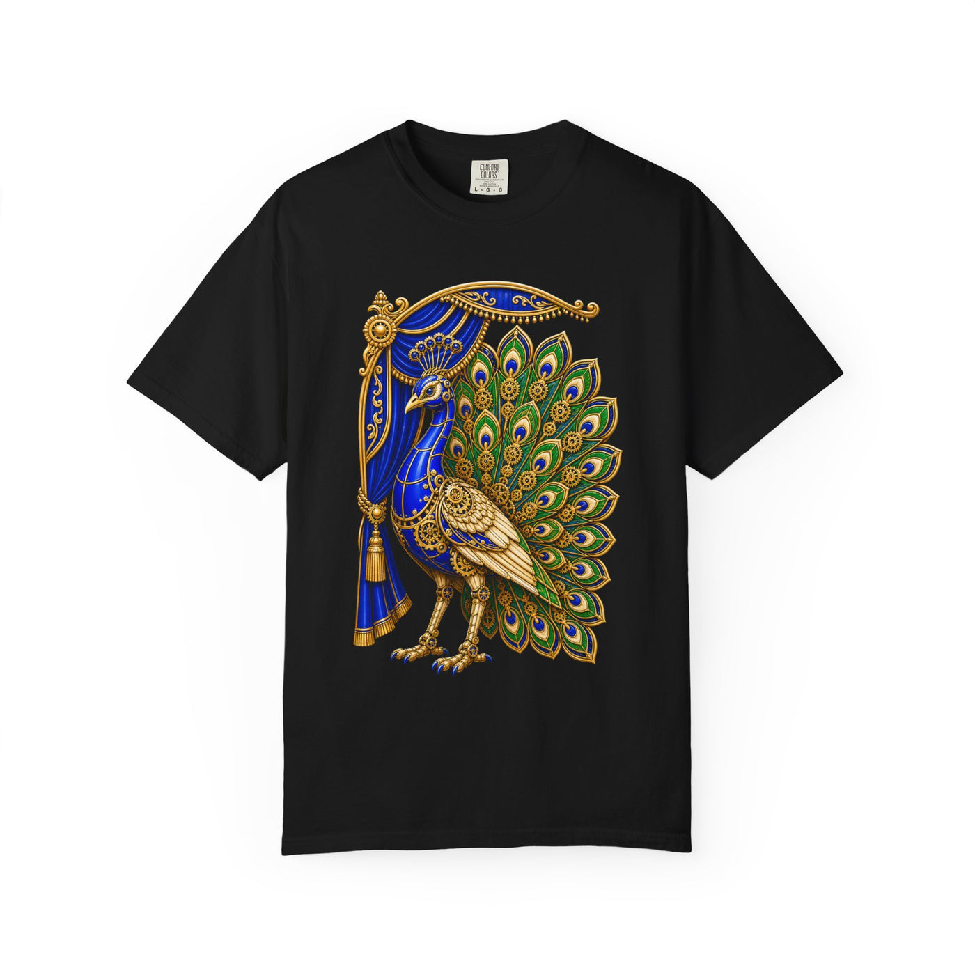 Midnight Peacock Automaton Opera Graphic Tee