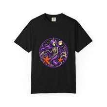 Skeleton Mermaid Moonlit Gothic T-Shirt Graphic