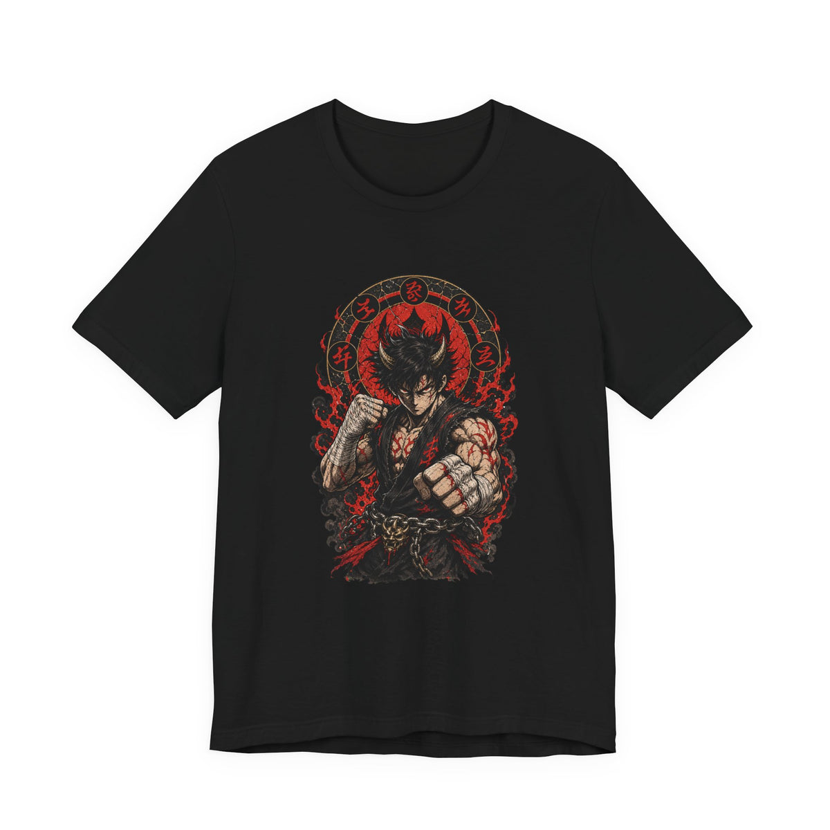 Demon Gym Fighter T-Shirt Graphic