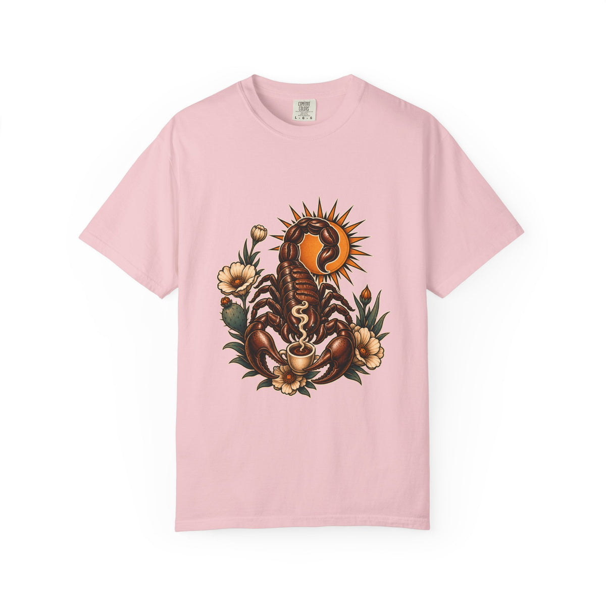 Tattoo Flash Espresso Scorpion Graphic Tee