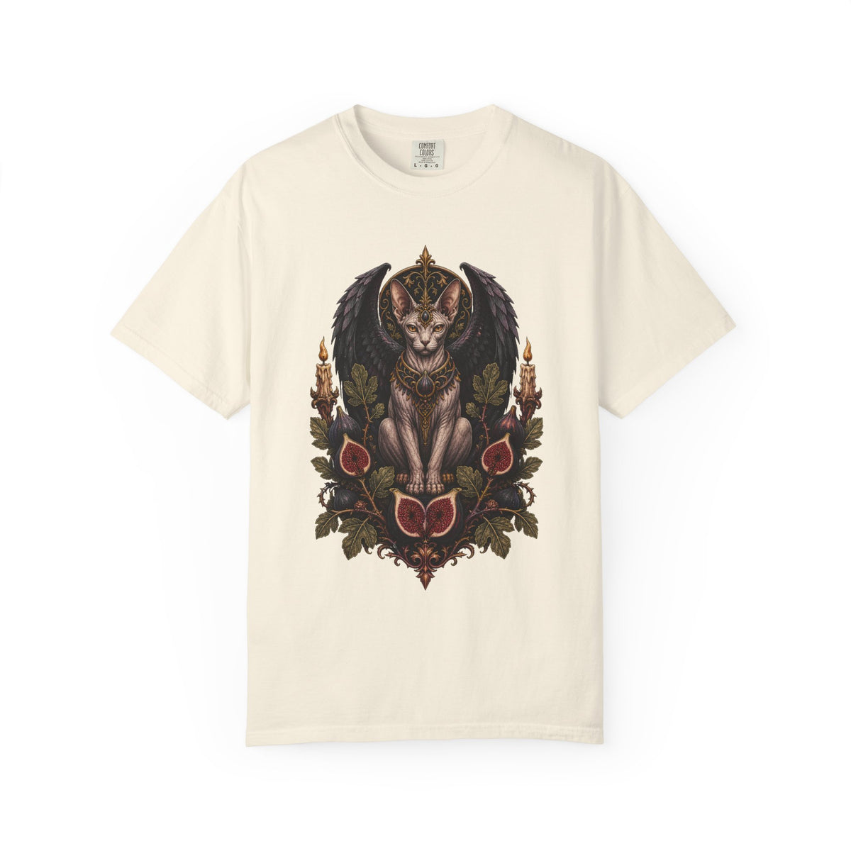 Gothic Fig Sphinx Graphic Tee