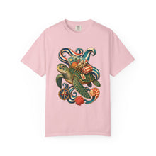 Cabana Stripe Sea Turtle Graphic Tee